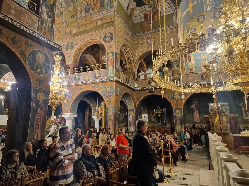 Θεία Λειτουργία για τους εξεταζομένους μαθητές από τον Μητροπολίτη Δράμας